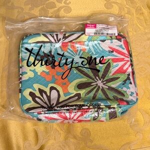 Thirty-One Multicolor Floral thermal lunch tote